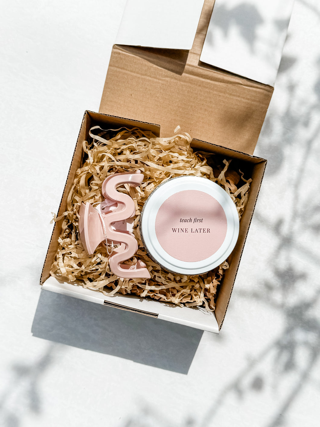 Teach First Wine Later Gift Box